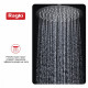 Лейка душевая верхняя Raglo R451.56.09 тропический душ ∅300мм нержавеющая сталь, графит
