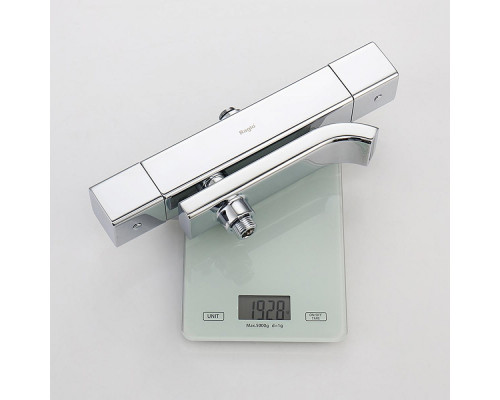 Душевая система Raglo R22.26 для ванны и душа с термостатом излив поворотный 15 см, хром