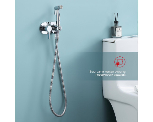 Смеситель Raglo R20.52 с гигиеническим душем встраиваемый , хром