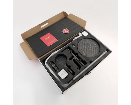 Душевая система Raglo R20.24.09 для ванны и душа излив поворотный 15 см, графит