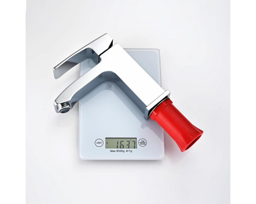 Смеситель Raglo R01.12 для раковины с гигиеническим душем монолитный, хром