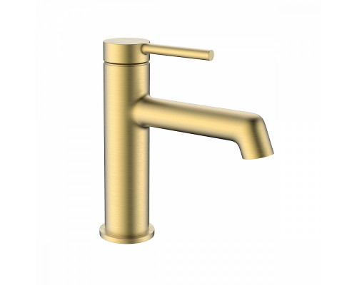 Смеситель Raglo R20.10.03 для раковины монолитный, сатин золотой