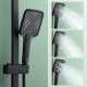 Душевая система Raglo R01.24.06 для ванны и душа излив поворотный 20 см, черный