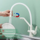 Смеситель Raglo R80.62.08 для кухни с подключением к фильтру съёмный гибкий излив с магнитным фиксатором, белый
