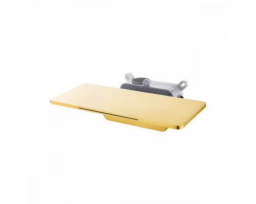 Встраиваемый наполнитель Raglo R473.62.03 для ванны и душа излив с полкой "каскад" латунь, сатинзолотой