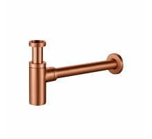 Сифон для раковины Raglo R600.20.33 бутылочный, латунь, матовая медь