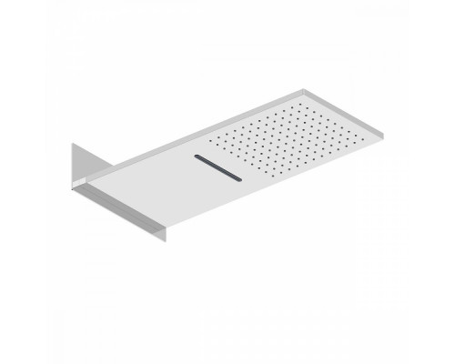 Лейка верхняя Raglo R452.01 для душа 553*252мм 2 режима прямоугольная нержавеющая сталь, хром