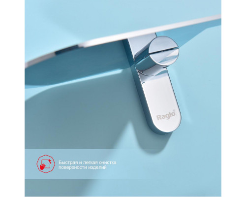 Держатель для туалетной бумаги Raglo R300.03 с полкой,хром