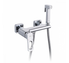 Смеситель Raglo R51.51 с гигиеническим душем настенный , хром