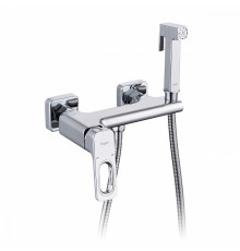 Смеситель Raglo R51.51 с гигиеническим душем настенный , хром