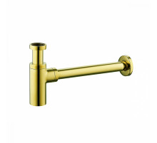 Сифон для раковины Raglo R600.20.23 бутылочный, латунь, золото