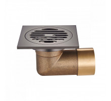 Душевой трап Raglo R605.10.09 100х100мм, нержавеющая сталь, графит