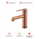 Смеситель Raglo R20.10.33 для раковины монолитный, матовая медь