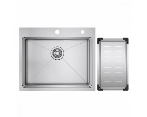 Кухонная мойка Raglo R701.6050.05 из нержавеющей стали в базу от 60см, сатин