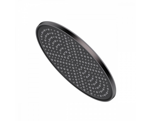 Лейка душевая верхняя Raglo R451.50.09 тропический душ ∅250мм пластик/силикон, графит