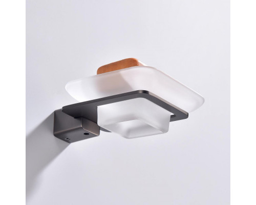 Мыльница Raglo R301.02.09 с держателем,графит