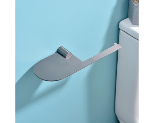 Держатель для туалетной бумаги Raglo R300.03.09 с полкой,графит