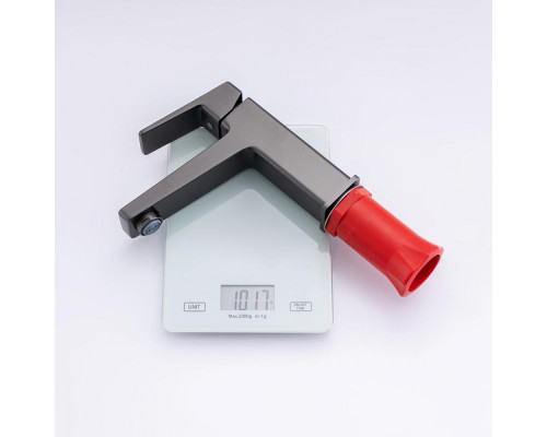 Смеситель Raglo R30.10.09 для раковины монолитный, графит