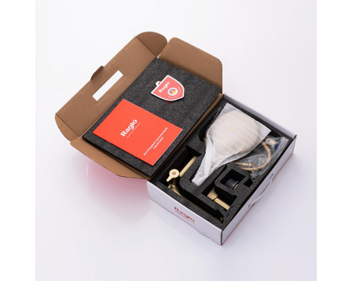 Смеситель Raglo R03.31.03 на борт ванны врезной монолитный, сатин золотой