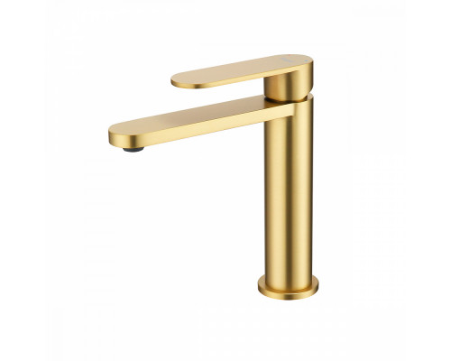 Смеситель Raglo R10.10.03 для раковины монолитный, сатин золотой