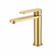 Смеситель Raglo R10.10.03 для раковины монолитный, сатин золотой