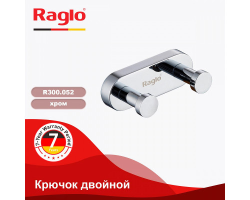 Крючок для полотенец Raglo R300.052 двойной,хром