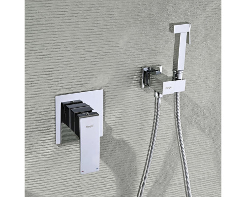 Смеситель Raglo R01.53 с гигиеническим душем встраиваемый , хром