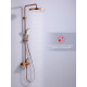 Душевая система Raglo R07.24.33 для ванны и душа излив поворотный 20 см, матовая медь
