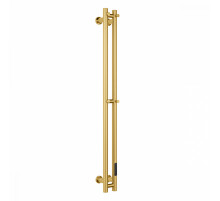 Полотенцесушитель электрический RAGLO R350.11.03 настенный сенсорный узкий с терморегулятором , сатин золотой