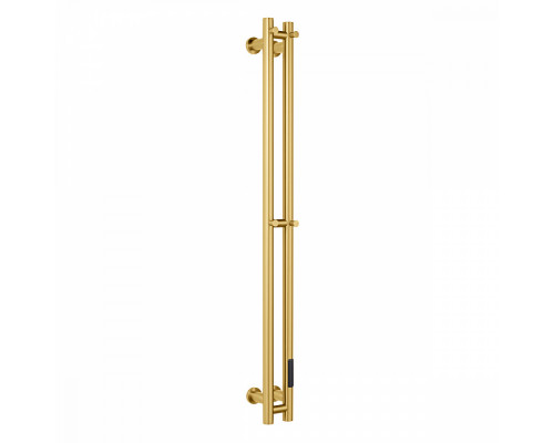 Полотенцесушитель электрический RAGLO R350.11.03 настенный сенсорный узкий с терморегулятором , сатин золотой