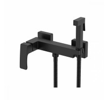 Смеситель Raglo R01.51.06 с гигиеническим душем настенный , черный