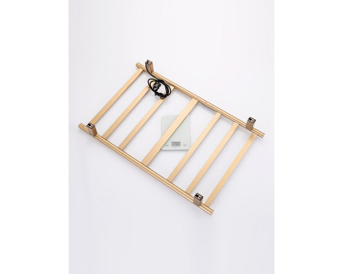 Полотенцесушитель электрический RAGLO R350.06.03 настенный сенсорный с терморегулятором , сатин золотой