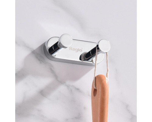 Крючок для полотенец Raglo R300.052 двойной,хром