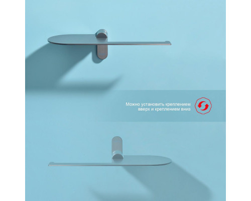 Держатель для туалетной бумаги Raglo R300.03.09 с полкой,графит