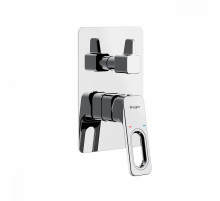 Смеситель Raglo R51.273 для ванны и душа встраиваемый на 3 режима, хром