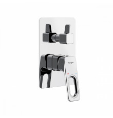 Смеситель Raglo R51.273 для ванны и душа встраиваемый на 3 режима, хром