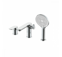 Смеситель Raglo R03.31 на борт ванны врезной монолитный, хром