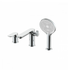 Смеситель Raglo R03.31 на борт ванны врезной монолитный, хром