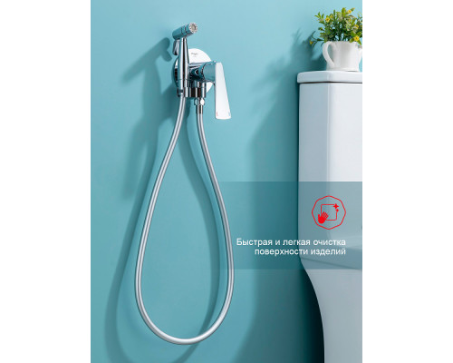 Смеситель Raglo R07.52 с гигиеническим душем встраиваемый , хром