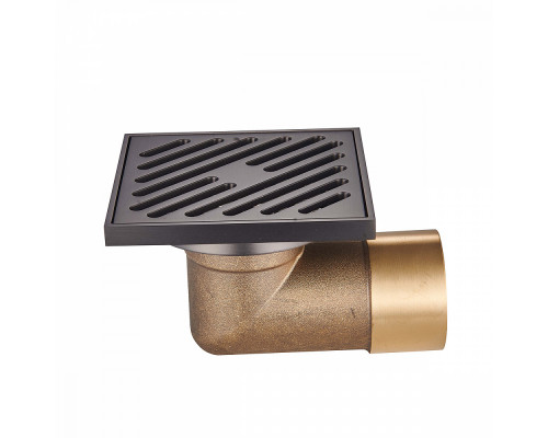 Душевой трап Raglo R606.10.09 100х100мм, нержавеющая сталь, графит