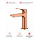 Смеситель Raglo R07.10.33 для раковины монолитный, матовая медь