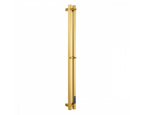 Полотенцесушитель электрический RAGLO R350.12.03 настенный сенсорный узкий с терморегулятором , сатин золотой