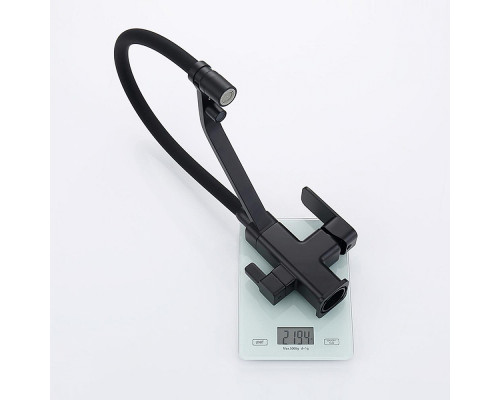 Смеситель Raglo R85.62.06 для кухни с подключением к фильтру съёмный гибкий излив с магнитным фиксатором, черный