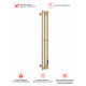 Полотенцесушитель электрический RAGLO R350.16.03 настенный сенсорный узкий с терморегулятором , сатин золотой