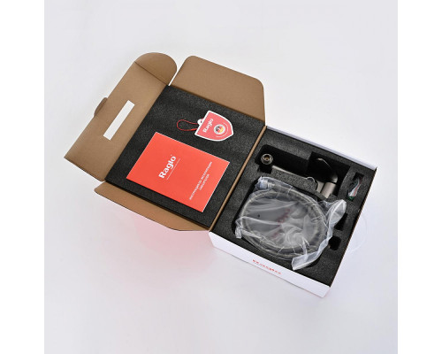 Смеситель Raglo R03.30.09 для ванны и душа настенный излив поворотный 15 см, графит