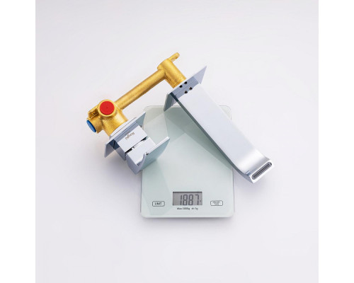 Смеситель Raglo R02.11 для раковины встраиваемый монолитный, хром