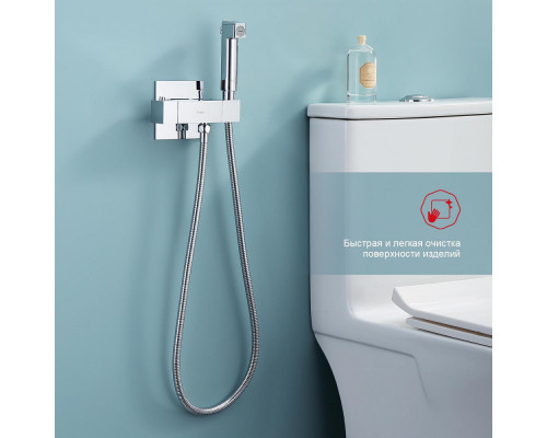 Смеситель Raglo R24.56 с гигиеническим душем встраиваемый с термостатом , хром