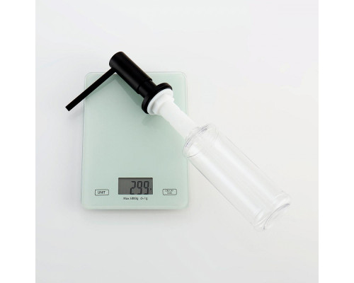 Дозатор для моющего средства на кухню Raglo встраиваемый R720.02.06 латунь, черный