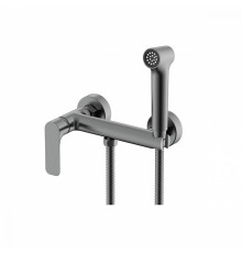Смеситель Raglo R03.51.09 с гигиеническим душем настенный , графит