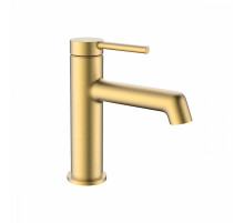 Смеситель Raglo R20.10.03 для раковины монолитный, сатин золотой